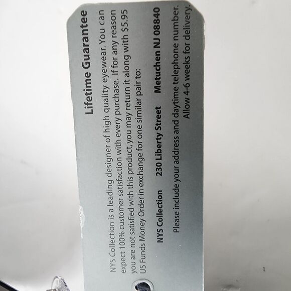 NYS Collection Sunglasses 4220 Cat 3 Blue Reflective Lenses Silvertone Frame - Picture 12 of 16